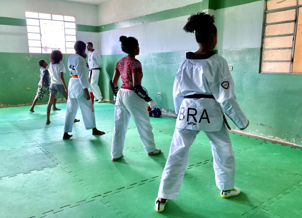 Casa da Crianca taekwondo program.