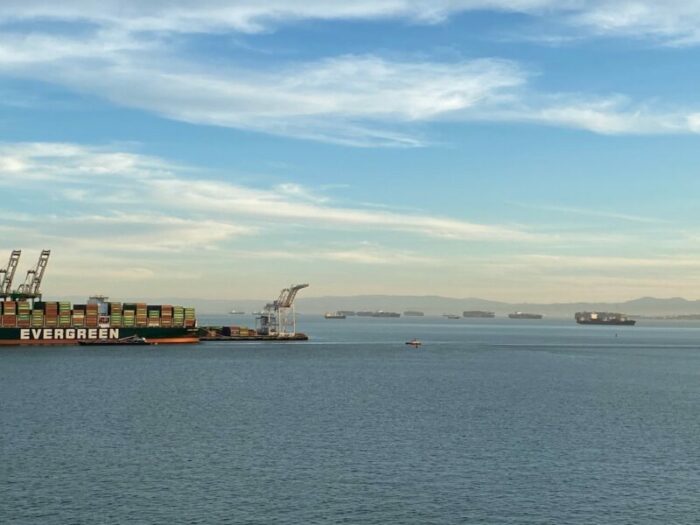 Shipping delays in the Port of Oakland.